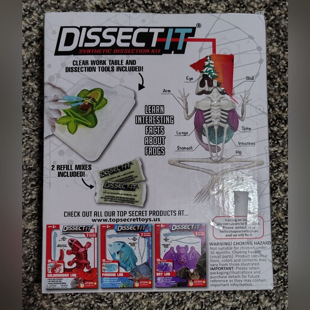 Dissect It Synthetic Dissection Kit- Frog Lab - Picture 2 of 2
